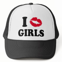 I Kiss Girls hats