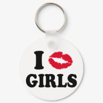 I Kiss Girls keychains