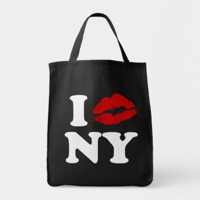 I Kiss New York Canvas Bag