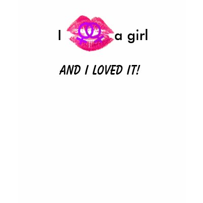"I Kissed a Girl"T-Shirt by wigirlskissing
