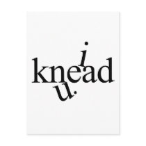 i Knead U. Postcards