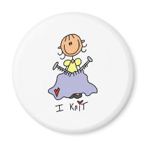 I Knit magnets