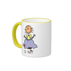 I Knit Mug mug