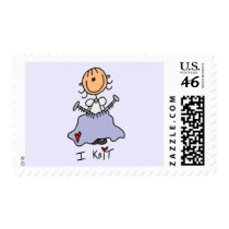 I Knit Stick Figure Tshirts and Gifts postage by stick_figures I Knit Stick Figure Tshirts and Gifts postage