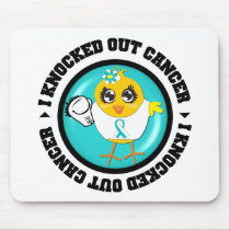 I Knocked Out Cancer (Cervical Cancer) mousepads