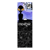 " I KNOW. " Bookmark business cards