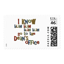 I Know Go to the Deans Office Stamps