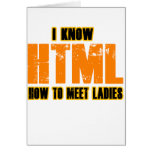 I know HTML - How to Meet Ladies Card