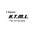 I Know HTML t-shirts by mdzidic I Know HTML t-shirts