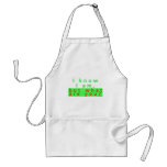 I KNOW I AM aprons