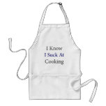 I Know I Suck At Cooking aprons