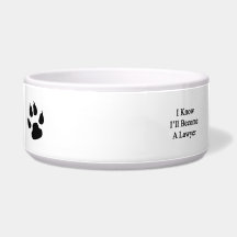 I Know I'll Become A Lawyer Pet Bowl