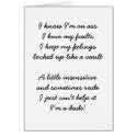 I know I'm an... cards by JesKiddin I know I'm an... cards
