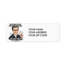 I KNOW IT'S HARD TO MANAGE YOUR FINANCES RETURN ADDRESS LABELS