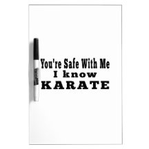 I know Karate Dry-Erase Board
