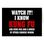 I Know Kung Fu cards