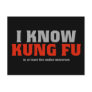 I Know Kung Fu - In At Least Five Online Universes Postcards