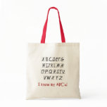 I Know My ABCs Canvas Bags
