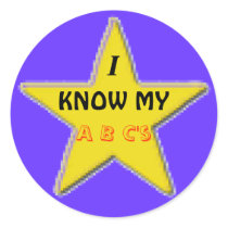I Know MY ABC's Stickers