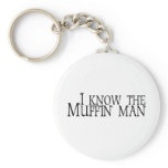 I Know The Muffin Man Key Chains