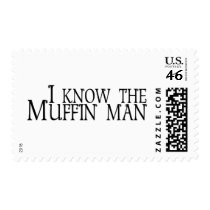 I Know The Muffin Man Postage Stamps
