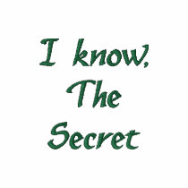 I know,TheSecret embroidered shirts by uzumakidesu I know,TheSecret embroidered shirts