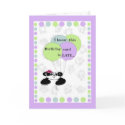I know this birthday card is late