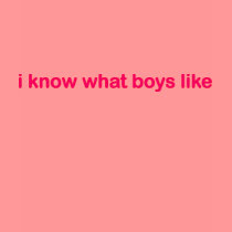 i know what boys like t-shirts
