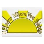 i know where You sleep Cards