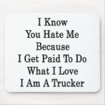 I Know You Hate Me Because I Get Paid To Do What I Mousepad