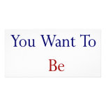 I Know You Want To Be American Personalized Photo Card