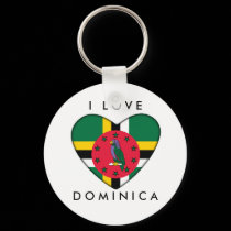 I   L O V E, D O M I N I C A keychains