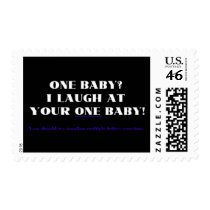 I laugh at your one baby! postage