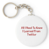 I Learned From Twitter Keychain