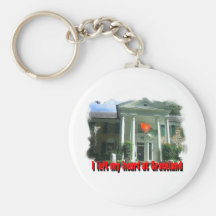 I Left My Heart At Graceland Keychains