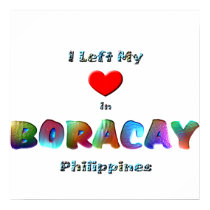 I Left My Heart In Boracay posters by Love_em_Hearts I Left My Heart In Boracay posters