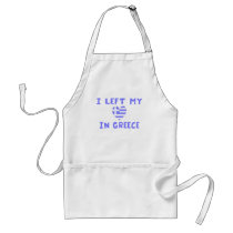 I Left My Heart in Greece aprons