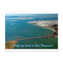 I left my heart in San Francisco Post Card