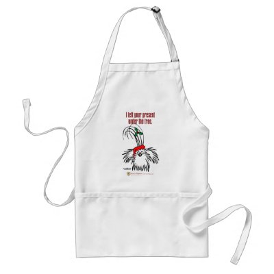 I left your present under the tree aprons by CapnChucky