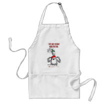 I left your present under the tree aprons