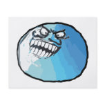 I Lied Rage Face Meme flyers