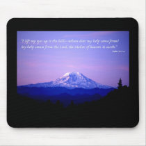 I lift my eyes unto the hills mousepads by Christianphotogirl I lift my eyes unto the hills mousepads