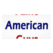 I Like American Guys photo cards