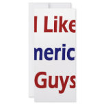I Like American Guys rack cards