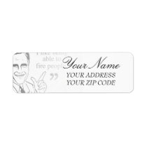 I like being able to fire people - Romney Quote labels