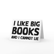 I Like Big Books Cards