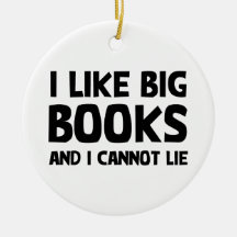 I Like Big Books Christmas Tree Ornaments