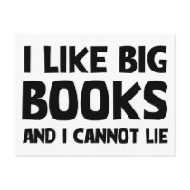 I Like Big Books Postcards