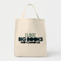 I Like Big Books Tote Bag