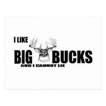 I like BIG Bucks and I cannot lie! Post Card
